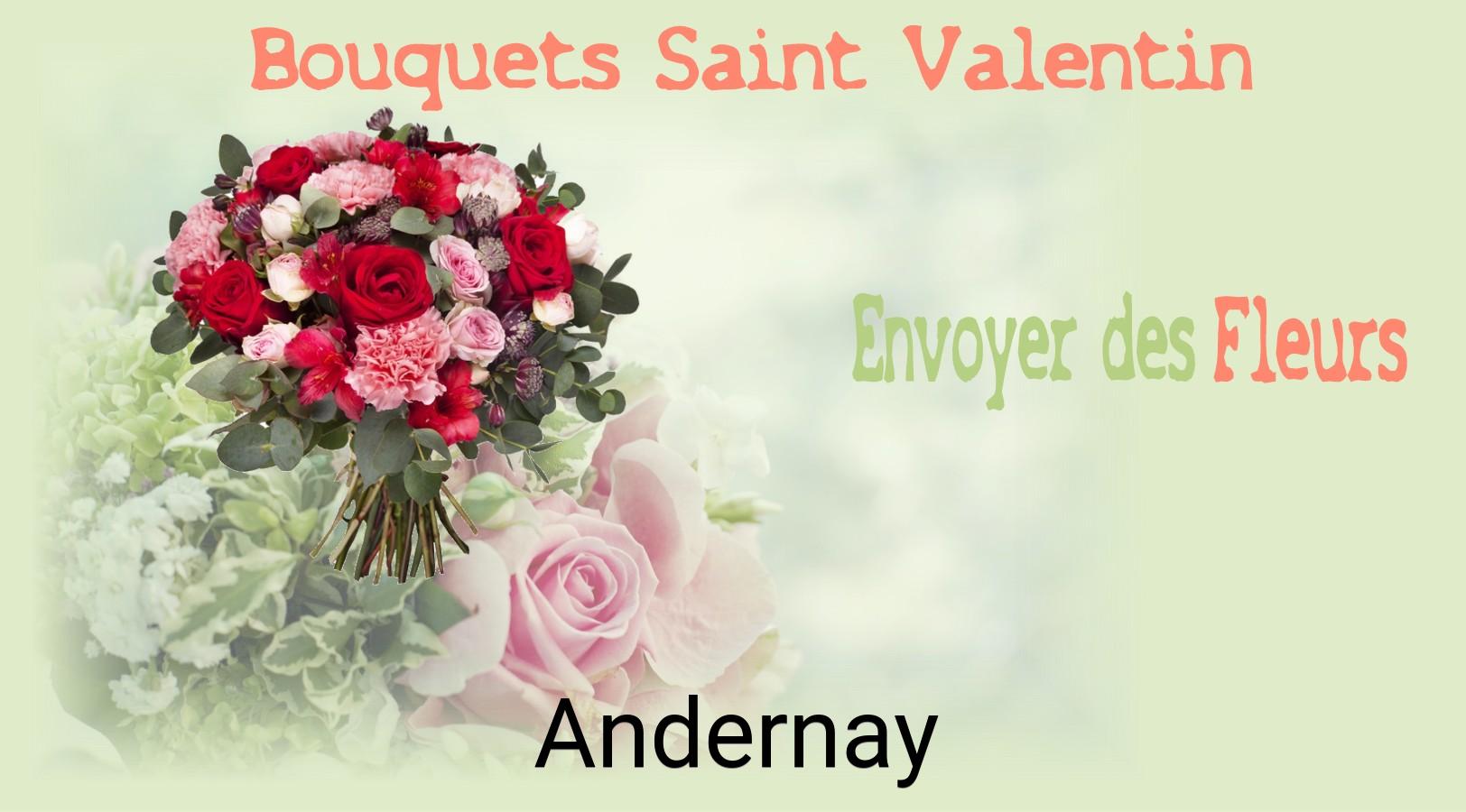 Roses de Saint-Valentin livrées à Andernay